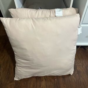 very big blush throw pillows